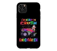 Custodia per iPhone 11 Pro Max I'm Ready To Crush Kindergarten Unicorn Monster Truck