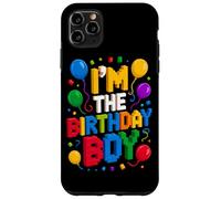 Custodia per iPhone 11 Pro Max I'm The Birthday Boy Master Builder Building Mattoncini Blocchi