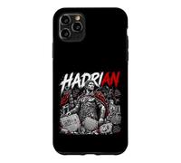 Custodia per iPhone 11 Pro Max Imperatore Romano Adriano SPQR Britannia Leggenda