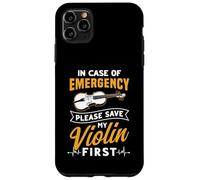 Custodia per iPhone 11 Pro Max In caso di emergenza, salva il mio violino First Art Pro