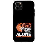 Custodia per iPhone 11 Pro Max In questa famiglia nessuno combatte da solo Girasole per la consapevolezza dell'ADHD