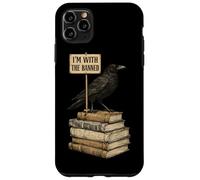 Custodia per iPhone 11 Pro Max In With The Banned Books Crow Book Lover Bibliophile Reading