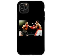 Custodia per iPhone 11 Pro Max Incontro di boxe in tempo di guerra tra Chris Eubank e Nigel Benn 1990