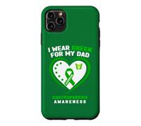 Custodia per iPhone 11 Pro Max Indosso il verde per la consapevolezza della gastroparesi di mio padre