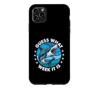 Custodia per iPhone 11 Pro Max Indovina che settimana è - Shark Lover Ocean Marine Biology