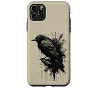 Custodia per iPhone 11 Pro Max Inkstorm Crow Silenzio davanti alla caw