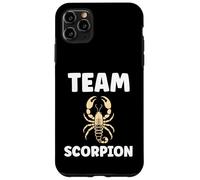 Custodia per iPhone 11 Pro Max Insect Scorpion animals arachnids simple team Scorpion