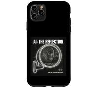 Custodia per iPhone 11 Pro Max Intelligenza Artificiale Mirror Dati Self Cyberpunk AI grande