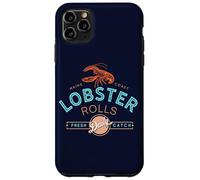 Custodia per iPhone 11 Pro Max Involtini di aragosta della costa del Maine Design vintage a base di pesce