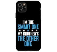 Custodia per iPhone 11 Pro Max Io sono l'intelligente Mio fratello è l'altro fratello