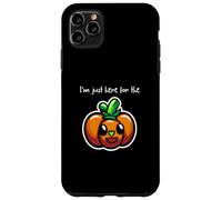 Custodia per iPhone 11 Pro Max Io sono solo qui per le zucche carino cartone animato Anime zucca