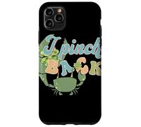 Custodia per iPhone 11 Pro Max Irish Punch Back Shamrock Crab Lucky St Patricks Art