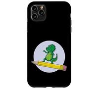 Custodia per iPhone 11 Pro Max Iscrizione Dino Pencil School
