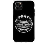 Custodia per iPhone 11 Pro Max Ise Grand Shrine Giappone Timbro giapponese Kanji Otaku Souvenir