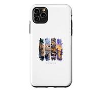 Custodia per iPhone 11 Pro Max Italia Gondole, Canali e Piazza Marco - Vacanze Venezia