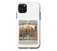 Custodia per iPhone 11 Pro Max Italia Patria D'Arte E Bellezza Meraviglie Italiane Grafica