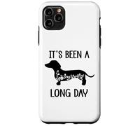 Custodia per iPhone 11 Pro Max Its Been a Long Day Dachshund Funny Doxie Mom Dachshund Mama