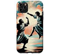 Custodia per iPhone 11 Pro Max Jacob Wrestling The Angel Empowering Inspiring Bibbia Scena
