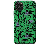 Custodia per iPhone 11 Pro Max Jaws Green Shark Camo All Over Print