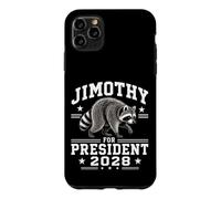 Custodia per iPhone 11 Pro Max Jimothy per il presidente 2028 Elezione procione divertente