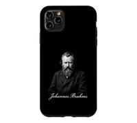 Custodia per iPhone 11 Pro Max Johannes Brahms Compositore Classico Musica Ritratto