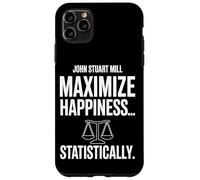 Custodia per iPhone 11 Pro Max John Stuart Mills massimizza la felicità... Statisticamente