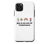 Custodia per iPhone 11 Pro Max Joy is an Act of Resistance Rainbow Pride Month Human Rights
