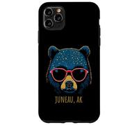 Custodia per iPhone 11 Pro Max Juneau Alaska USA Bear indossa occhiali da sole design