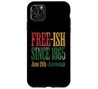 Custodia per iPhone 11 Pro Max Juneteenth Free-ish Since 1865 Freedom Day