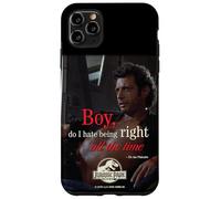 Custodia per iPhone 11 Pro Max Jurassic Park Dr. Ian Malcolm Right All The Time