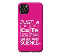 Custodia per iPhone 11 Pro Max Just a Girl Who Loves Science Cute Girls Science Teacher