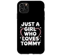 Custodia per iPhone 11 Pro Max Just A Girl who loves TOMMY T-Shirt Cute TOMMY