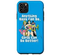Custodia per iPhone 11 Pro Max Justice League Girls Can Do It Better