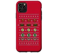 Custodia per iPhone 11 Pro Max Justice League Justice Shields Christmas Sweater