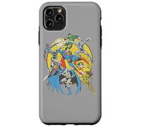 Custodia per iPhone 11 Pro Max Justice League Spin Circle Fight