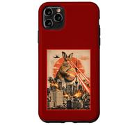 Custodia per iPhone 11 Pro Max Kaiju Easter Bunny Tokyo Funny Egg Hunt Japanese Vibe