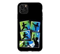 Custodia per iPhone 11 Pro Max Karate Arti Marziali Campione Nero Cintura Kid