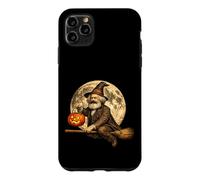 Custodia per iPhone 11 Pro Max Karl Marx Comunista Comunista Jack O Lanterna Moon Scopa
