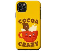 Custodia per iPhone 11 Pro Max Kawaii Hot Cocoa Crazy Chocolate Drink Amante