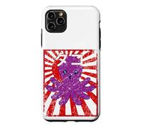 Custodia per iPhone 11 Pro Max Kawaii Japanese Anime Octopus Tako Design Manga Style