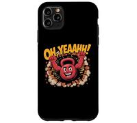 Custodia per iPhone 11 Pro Max Kettlebell motivazionale per l'allenamento della forza in palestra