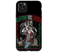 Custodia per iPhone 11 Pro Max Kevin Smith Jay & Silent Bob Xmas Holy Smokes Biker Babbo Natale