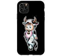 Custodia per iPhone 11 Pro Max Kewpie Baby Taurus Zodiac Toro Mucca