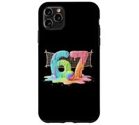 Custodia per iPhone 11 Pro Max Kids Meme 67 Six 6 Seven 7 IceCream Drip Scarpe da pallavolo