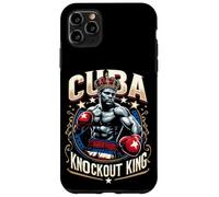 Custodia per iPhone 11 Pro Max King Cuba Crown Knockout di boxe cubano