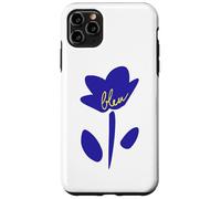Custodia per iPhone 11 Pro Max Klein Blue French Bleu Fiore