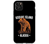 Custodia per iPhone 11 Pro Max Kodiak Island, Alaska, USA, design: orso grizzly