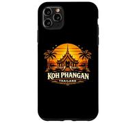 Custodia per iPhone 11 Pro Max Koh Phangan Thailandia Sunset Island Travel Design