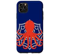 Custodia per iPhone 11 Pro Max Kraken Sea Creature Subacquee Oceano Gigante Calamaro Polpo