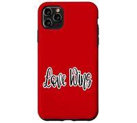 Custodia per iPhone 11 Pro Max L"amore vince San Valentino Fede Gesù Bibbia Versetto cristiano
